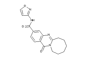 N-isoxazol-3-yl-13-keto-6,7,8,9,10,11-hexahydroazocino[2,1-b]quinazoline-3-carboxamide