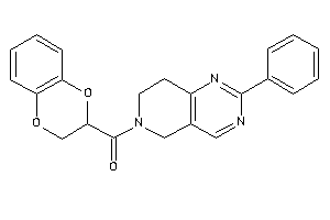 2,3-dihydro-1,4-benzodioxin-3-yl-(2-phenyl-7,8-dihydro-5H-pyrido[4,3-d]pyrimidin-6-yl)methanone