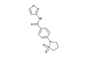 Image of 4-(1,1-diketo-1,2-thiazolidin-2-yl)-N-isoxazol-3-yl-benzamide