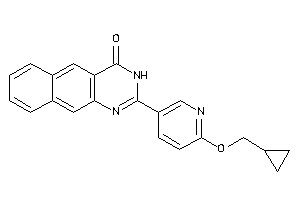 2-[6-(cyclopropylmethoxy)-3-pyridyl]-3H-benzo[g]quinazolin-4-one