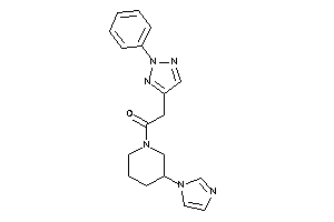 1-(3-imidazol-1-ylpiperidino)-2-(2-phenyltriazol-4-yl)ethanone