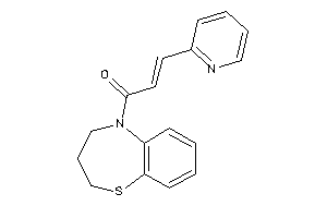 1-(3,4-dihydro-2H-1,5-benzothiazepin-5-yl)-3-(2-pyridyl)prop-2-en-1-one