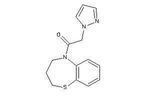 1-(3,4-dihydro-2H-1,5-benzothiazepin-5-yl)-2-pyrazol-1-yl-ethanone