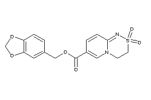 2,2-diketo-3,4-dihydropyrido[2,1-c][1,2,4]thiadiazine-7-carboxylic Acid Piperonyl Ester