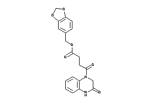 4-keto-4-(3-keto-2,4-dihydroquinoxalin-1-yl)butyric Acid Piperonyl Ester