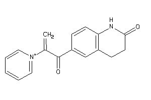 6-(2-pyridin-1-ium-1-ylacryloyl)-3,4-dihydrocarbostyril