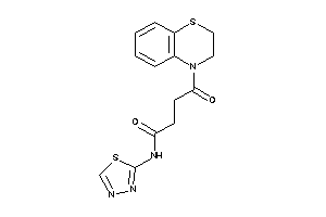 4-(2,3-dihydro-1,4-benzothiazin-4-yl)-4-keto-N-(1,3,4-thiadiazol-2-yl)butyramide