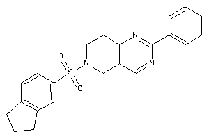 6-indan-5-ylsulfonyl-2-phenyl-7,8-dihydro-5H-pyrido[4,3-d]pyrimidine