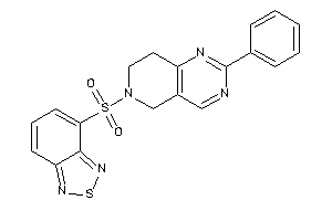 4-[(2-phenyl-7,8-dihydro-5H-pyrido[4,3-d]pyrimidin-6-yl)sulfonyl]piazthiole