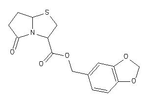 5-keto-3,6,7,7a-tetrahydro-2H-pyrrolo[2,1-b]thiazole-3-carboxylic Acid Piperonyl Ester