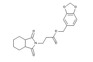 3-(1,3-diketo-3a,4,5,6,7,7a-hexahydroisoindol-2-yl)propionic Acid Piperonyl Ester