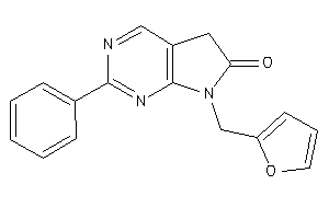 7-(2-furfuryl)-2-phenyl-5H-pyrrolo[2,3-d]pyrimidin-6-one