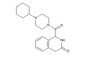1-(4-cyclohexylpiperazine-1-carbonyl)-2,4-dihydro-1H-isoquinolin-3-one