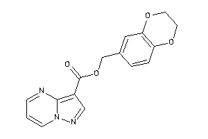 Pyrazolo[1,5-a]pyrimidine-3-carboxylic Acid 2,3-dihydro-1,4-benzodioxin-6-ylmethyl Ester