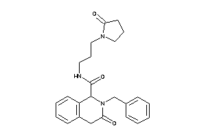 Image of 2-benzyl-3-keto-N-[3-(2-ketopyrrolidino)propyl]-1,4-dihydroisoquinoline-1-carboxamide