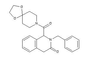 2-benzyl-1-(1,4-dioxa-8-azaspiro[4.5]decane-8-carbonyl)-1,4-dihydroisoquinolin-3-one