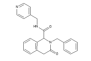 2-benzyl-3-keto-N-(4-pyridylmethyl)-1,4-dihydroisoquinoline-1-carboxamide