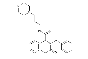 2-benzyl-3-keto-N-(3-morpholinopropyl)-1,4-dihydroisoquinoline-1-carboxamide
