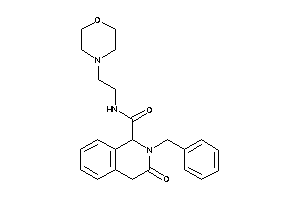 2-benzyl-3-keto-N-(2-morpholinoethyl)-1,4-dihydroisoquinoline-1-carboxamide