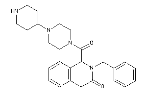Image of 2-benzyl-1-[4-(4-piperidyl)piperazine-1-carbonyl]-1,4-dihydroisoquinolin-3-one