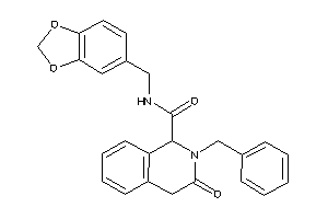2-benzyl-3-keto-N-piperonyl-1,4-dihydroisoquinoline-1-carboxamide
