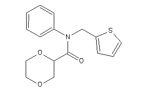 N-phenyl-N-(2-thenyl)-1,4-dioxane-2-carboxamide