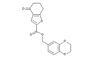 4-keto-6,7-dihydro-5H-benzofuran-2-carboxylic Acid 2,3-dihydro-1,4-benzodioxin-6-ylmethyl Ester