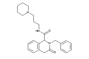 2-benzyl-3-keto-N-(3-piperidinopropyl)-1,4-dihydroisoquinoline-1-carboxamide