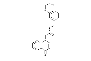 2-(4-ketocinnolin-1-yl)acetic Acid 2,3-dihydro-1,4-benzodioxin-6-ylmethyl Ester