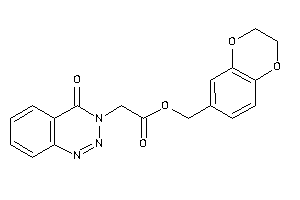 2-(4-keto-1,2,3-benzotriazin-3-yl)acetic Acid 2,3-dihydro-1,4-benzodioxin-6-ylmethyl Ester