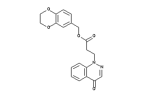 3-(4-ketocinnolin-1-yl)propionic Acid 2,3-dihydro-1,4-benzodioxin-6-ylmethyl Ester