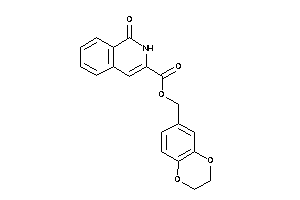 1-keto-2H-isoquinoline-3-carboxylic Acid 2,3-dihydro-1,4-benzodioxin-6-ylmethyl Ester