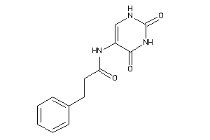 N-(2,4-diketo-1H-pyrimidin-5-yl)-3-phenyl-propionamide