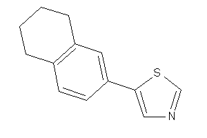 Image of 5-tetralin-6-ylthiazole