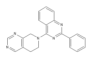 7-(2-phenylquinazolin-4-yl)-6,8-dihydro-5H-pyrido[3,4-d]pyrimidine