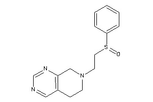 7-[2-(benzenesulfinyl)ethyl]-6,8-dihydro-5H-pyrido[3,4-d]pyrimidine