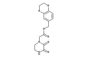 2-(2,3-diketopiperazino)acetic Acid 2,3-dihydro-1,4-benzodioxin-6-ylmethyl Ester