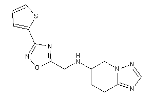 5,6,7,8-tetrahydro-[1,2,4]triazolo[1,5-a]pyridin-6-yl-[[3-(2-thienyl)-1,2,4-oxadiazol-5-yl]methyl]amine