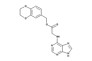 2-(9H-purin-6-ylamino)acetic Acid 2,3-dihydro-1,4-benzodioxin-6-ylmethyl Ester