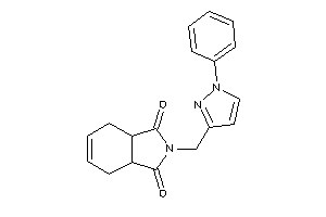 2-[(1-phenylpyrazol-3-yl)methyl]-3a,4,7,7a-tetrahydroisoindole-1,3-quinone