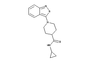 1-(2,1-benzothiazol-3-yl)-N-cyclopropyl-isonipecotamide