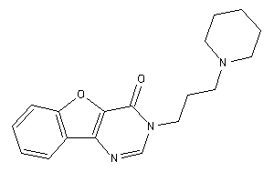 3-(3-piperidinopropyl)benzofuro[3,2-d]pyrimidin-4-one