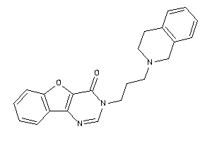 3-[3-(3,4-dihydro-1H-isoquinolin-2-yl)propyl]benzofuro[3,2-d]pyrimidin-4-one