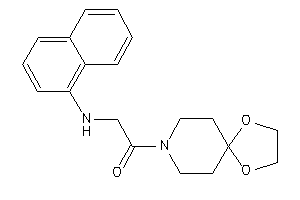 1-(1,4-dioxa-8-azaspiro[4.5]decan-8-yl)-2-(1-naphthylamino)ethanone