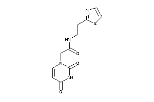 2-(2,4-diketopyrimidin-1-yl)-N-(2-thiazol-2-ylethyl)acetamide