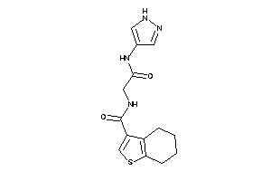 N-[2-keto-2-(1H-pyrazol-4-ylamino)ethyl]-4,5,6,7-tetrahydrobenzothiophene-3-carboxamide