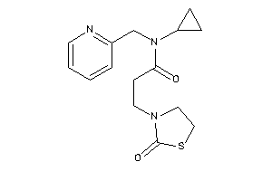 N-cyclopropyl-3-(2-ketothiazolidin-3-yl)-N-(2-pyridylmethyl)propionamide