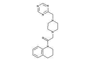 1-(3,4-dihydro-2H-quinolin-1-yl)-2-[4-(s-triazin-2-ylmethyl)piperazino]ethanone