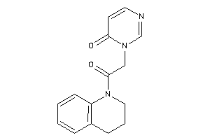 3-[2-(3,4-dihydro-2H-quinolin-1-yl)-2-keto-ethyl]pyrimidin-4-one