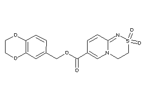 2,2-diketo-3,4-dihydropyrido[2,1-c][1,2,4]thiadiazine-7-carboxylic Acid 2,3-dihydro-1,4-benzodioxin-6-ylmethyl Ester